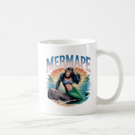 Caneca De Café Mermape Illustration Combo Creature Funny