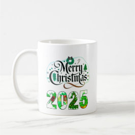 CANECA DE CAFÉ MERRY CHRISTMAS 2025
