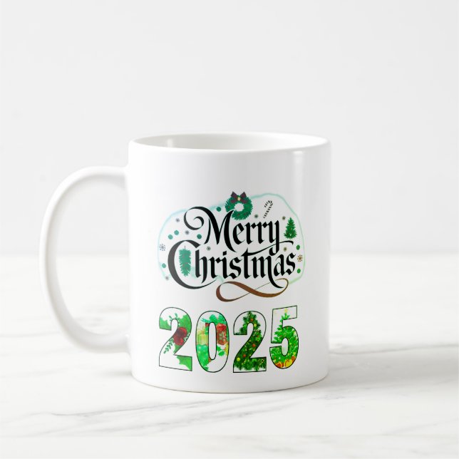 CANECA DE CAFÉ MERRY CHRISTMAS 2025 (Esquerda)