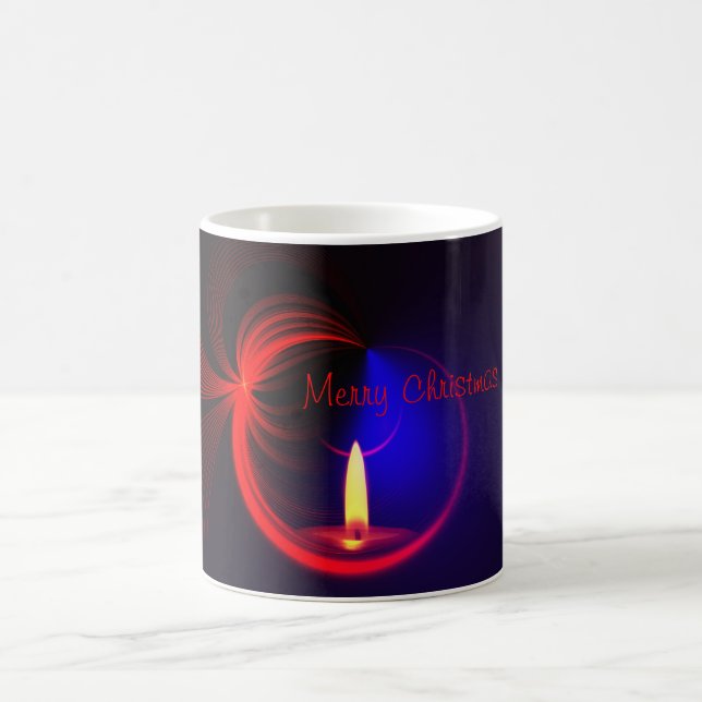 Caneca De Café Merry Christmas Candle Mug (Centro)