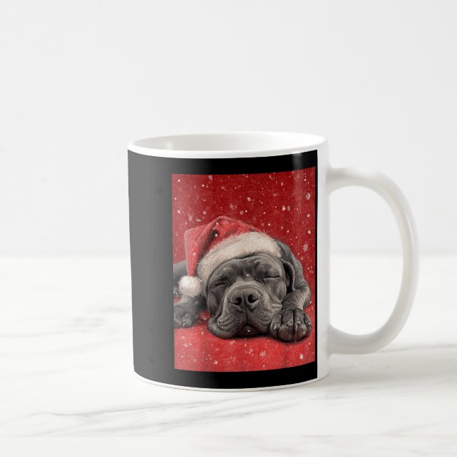 Caneca De Café Merry Christmas Cane Corso  (Direita)