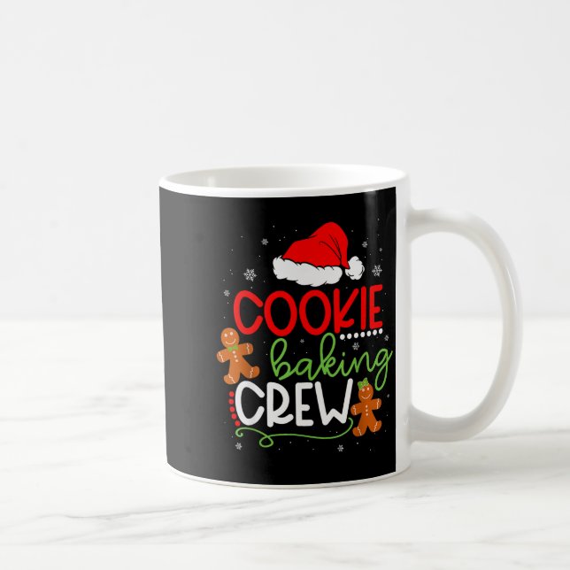 Caneca De Café Merry Christmas Cookie Baking Crew Ginger Santa Pa (Direita)