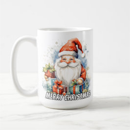 Caneca De Café Merry Christmas Cute Little Santa Claus
