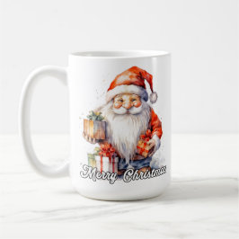 Caneca De Café Merry Christmas Festive Little Santa Claus