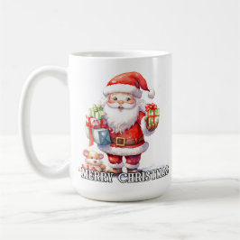 Caneca De Café Merry Christmas From Santa Claus