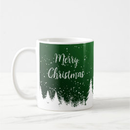 Caneca De Café Merry Christmas Green Mug