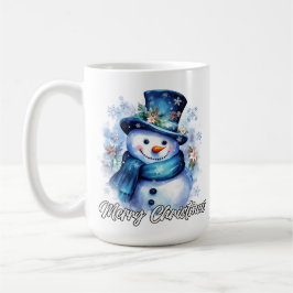 Caneca De Café Merry Christmas Happy Holidays Jolly Snowman