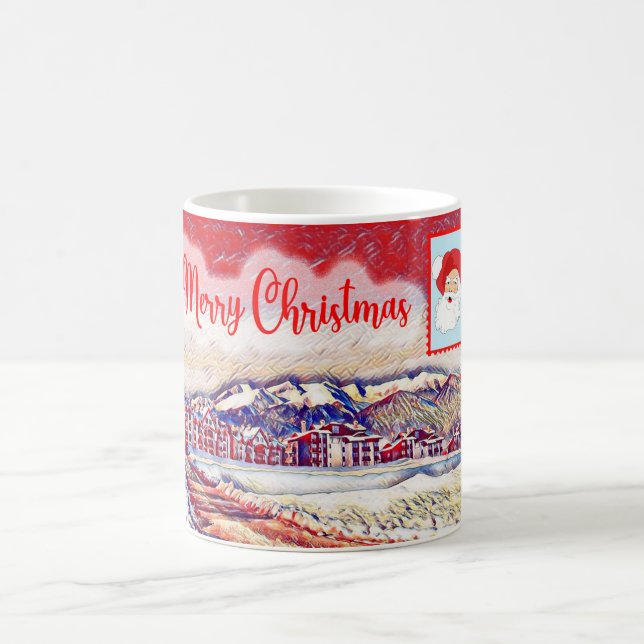 Caneca De Café Merry Christmas Holiday Mug (Centro)