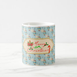 Caneca De Café Merry Christmas Mug – Elegant Holiday Design