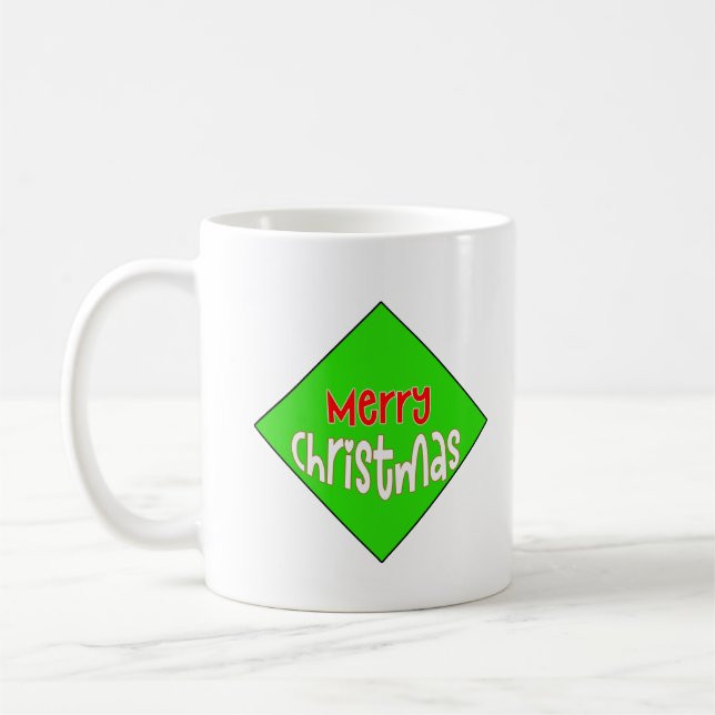 Caneca De Café Merry Christmas Mug – Festive Holiday Cheer (Esquerda)