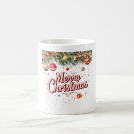 Caneca De Café Merry Christmas Mug - Festivo Holiday Cheer