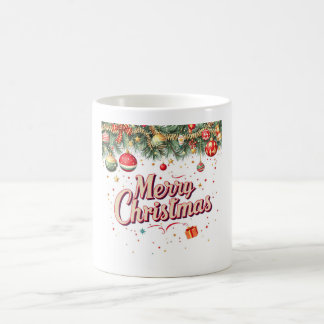 Caneca De Café Merry Christmas Mug - Festivo Holiday Cheer