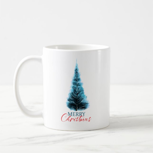 Caneca De Café Merry Christmas pine tree (Esquerda)