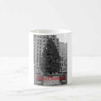 Caneca De Café Merry Christmas! Rockefeller Center