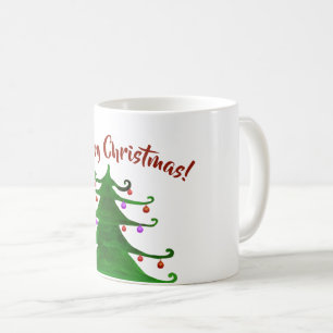 Caneca De Café Merry Christmas Tree Mug