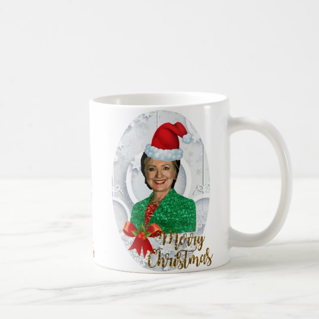 Caneca De Café merry xmas Hillary clinton (Direita)