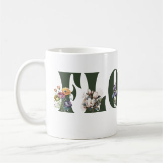 Caneca De Café Mês da Flor nas Flores