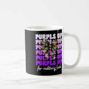 Caneca De Café Mês Da Garota Militar Roxo Para Mil