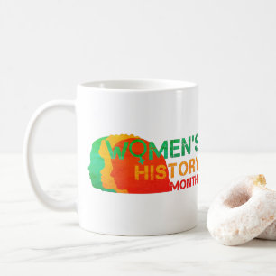CANECA DE CAFÉ MÊS DA HISTÓRIA DA MULHER