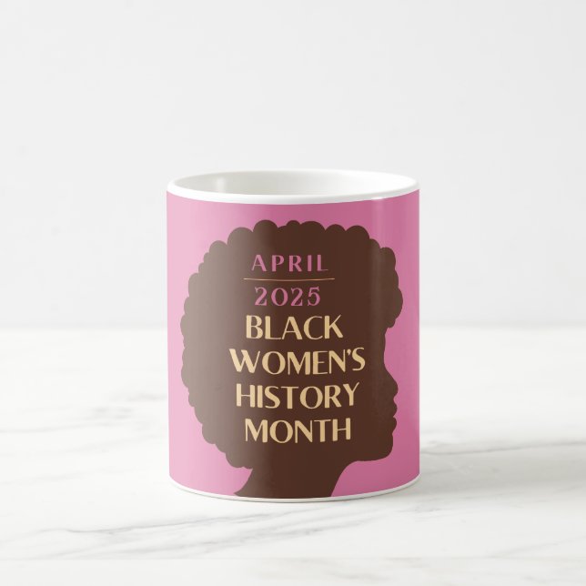 Caneca De Café Mês da História das Mulheres Negras (Centro)