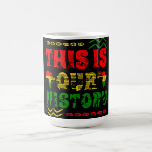 Caneca De Café Mês da História Negra, Americano Africano
