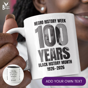 Caneca De Café Mês da História Negra do Centenário de Carter G Wo