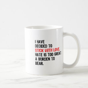 Caneca De Café Mês da História Negra Eu Decidi Ficar Com L