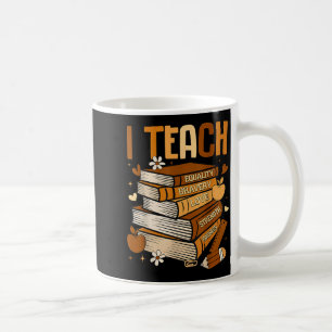 Caneca De Café Mês da História Negra Eu Ensino Livro Melanina Chá