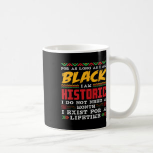 Caneca De Café Mês da História Negra Eu Sou Histórico Negro
