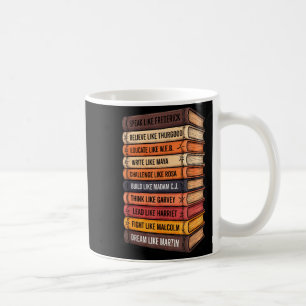 Caneca De Café Mês da história negra líderes negros afro-american