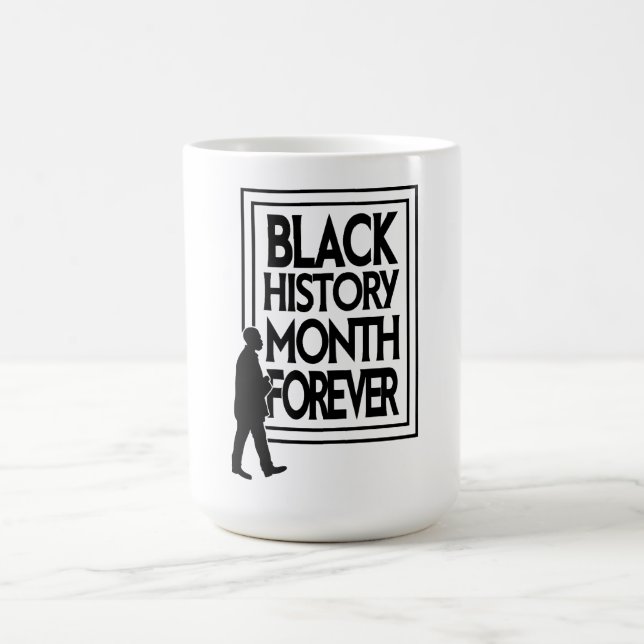 Caneca De Café Mês da História Negra Para Sempre (Centro)