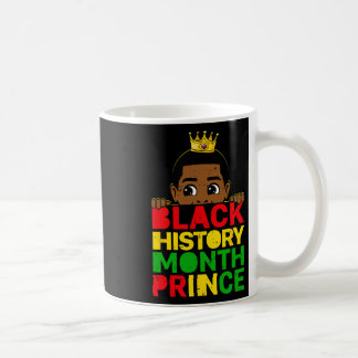 Caneca De Café Mês da História Negra Príncipe Africano Melanina M