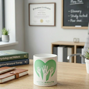 Caneca De Café Mês de Conscientização da Saúde Mental