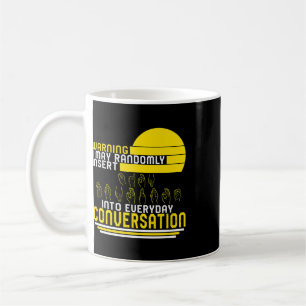 Caneca De Café Mês de Conscientização de Surdos Asl Insira Aleato