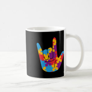 Caneca De Café Mês de conscientização sobre autismo em abril Sina