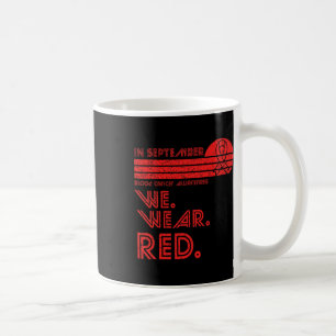 Caneca De Café Mês de Conscientização sobre Câncer de Sangue Em S