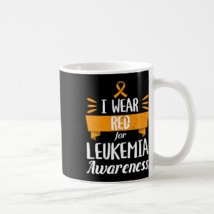 Caneca De Café Mês de Conscientização sobre Leucemia Eu Uso Cânce