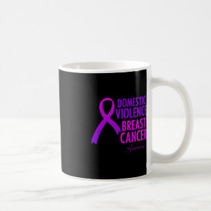 Caneca De Café Mês De Sensibilização Para A Violência Doméstica E