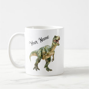 Caneca De Café Mês do Dinossauro   Café Pré-Histórico Divertido p