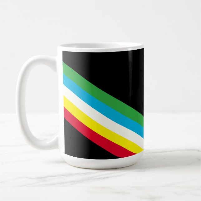 Caneca De Café Mês do Orgulho da Deficiência Feliz (Esquerda)