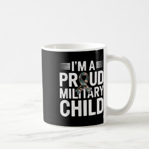Caneca De Café Mês Figurino Militar Da Criança Im Orgulhoso Qui M