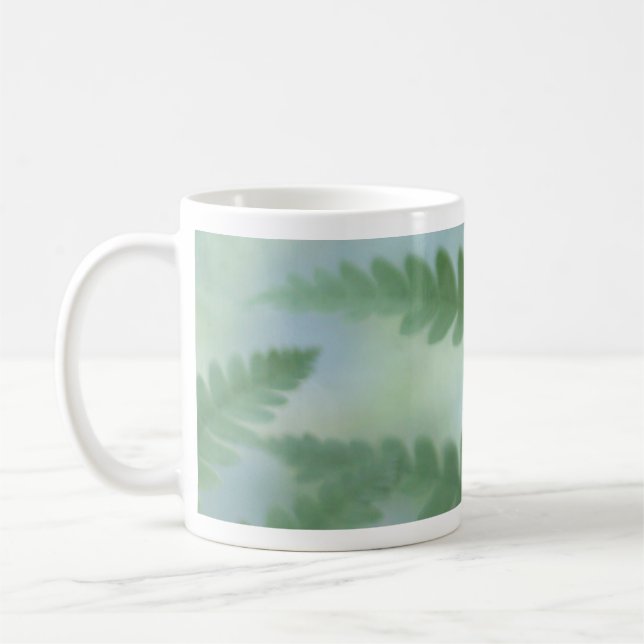 Caneca De Café Mês Poético da Terra - Meditativo Fern Mug (Esquerda)
