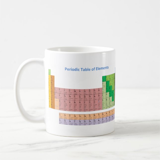 Caneca De Café Mesa de elementos periódica (Esquerda)