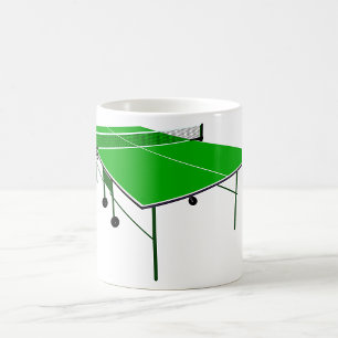 Caneca De Café Mesa Ping Pong