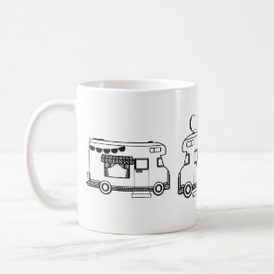 Caneca De Café Mesa RV Camper Caravan Thunder_Cove