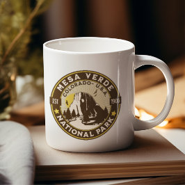 Caneca De Café Mesa Verde National Park Arid Vista