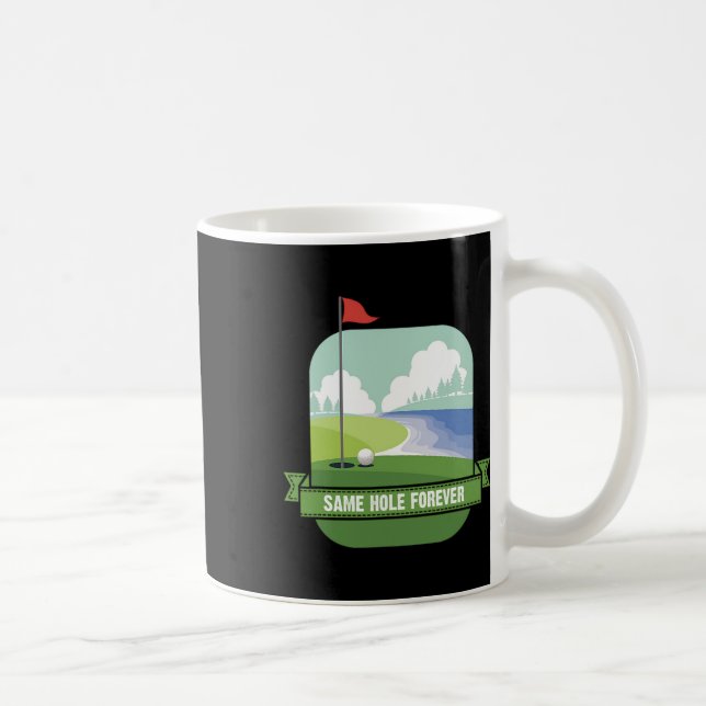 Caneca De Café Mesmo Buraco Para Sempre Camiseta Divertida de Gol (Direita)