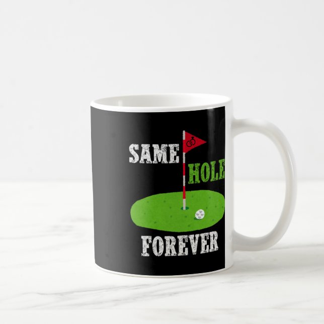 Caneca De Café Mesmo Buraco Para Sempre Noivo Despedida de Soltei (Direita)