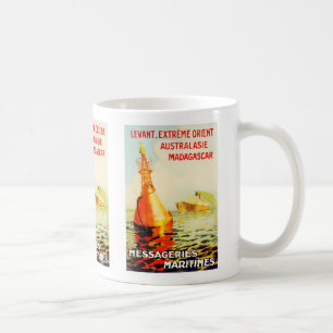 Caneca De Café Messagries Maritimes ~ Bouy