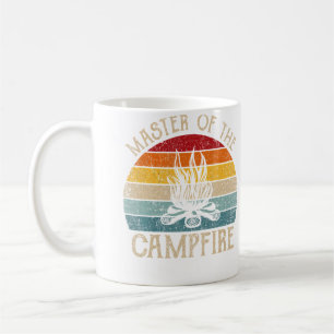 Caneca De Café Mestre Da Fogueira Acampamento Acampante